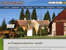 Tablet Screenshot of boronahaz.hu